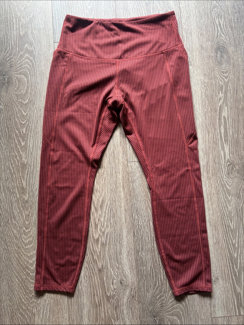 Modern Balance Red & Black leggings